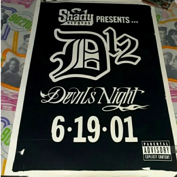 値下げ エミネム EMINEM D12 ポスター 2001年製 値下げ エミネム EMINEM D12 ポスター 2001年製 値下げ エミネム